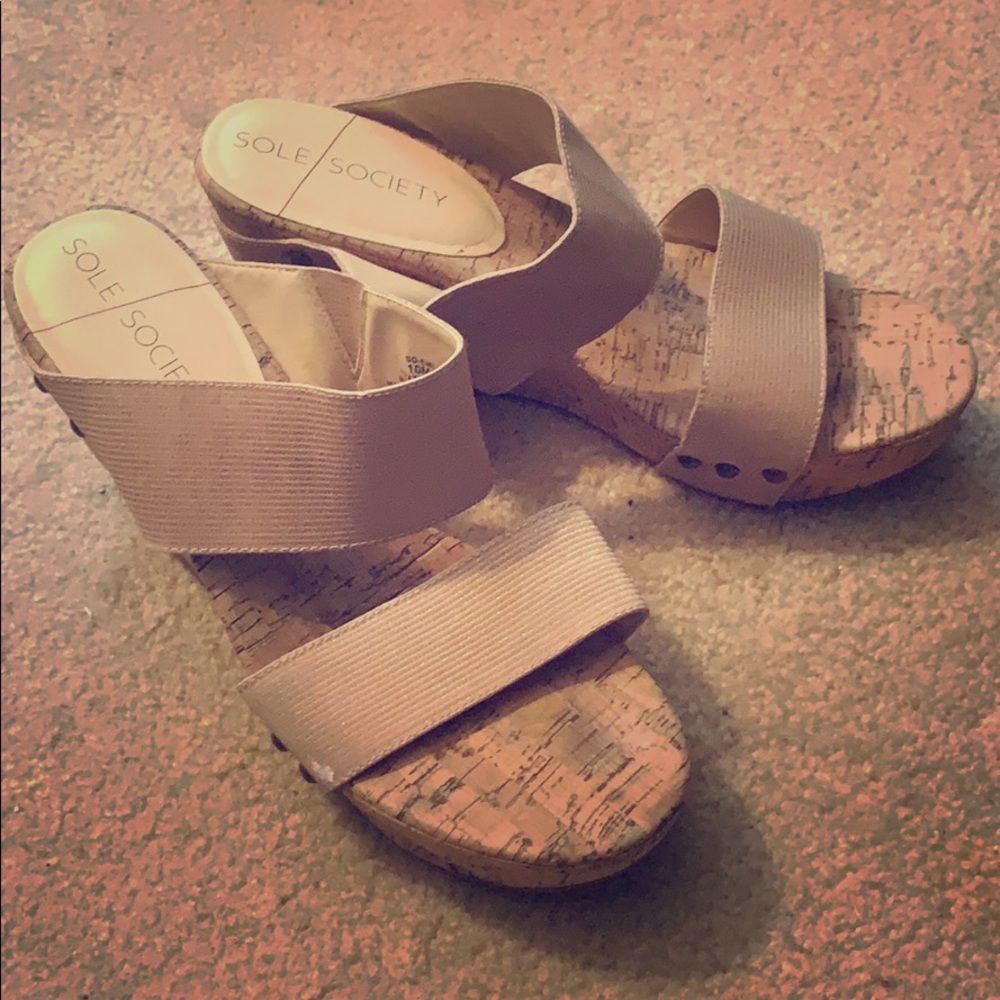 Sole Society Wedges Size 10m